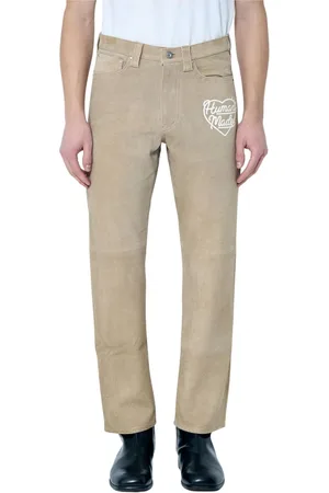 HUMAN MADE Homme, Pantalons, , Taille: M Pantalon en daim avec logo imprimé