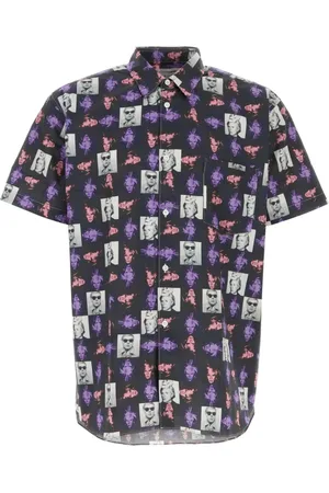 Comme des Garçons Homme, Chemises, Multicolore, Taille: M Chemise en popeline imprimée