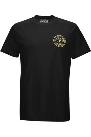 VERSACE Homme, Tops, Noir, Taille: 3XL T-shirts et Polos