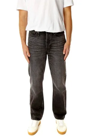 Denham Homme, Jeans, Gris, Taille: W36 L34 Jean noir coupe décontractée taille mi-haute