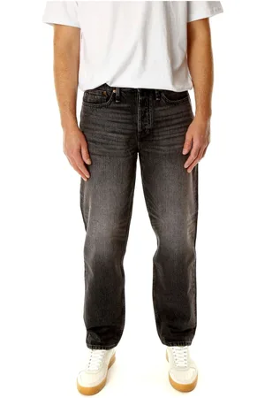 Denham Homme, Jeans, Gris, Taille: W32 L32 Jean noir décontracté coupe fuselée