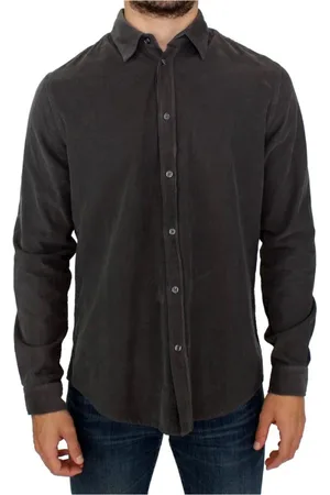 Gianfranco Ferré Homme, Chemises, Brun, Taille: M Chemise Décontractée Verte en Coton Homme