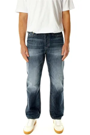 Denham Homme, Jeans, Bleu, Taille: W38 L34 Jean taille mi-haute coupe décontractée