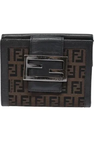 Fendi Homme, Pre-owned, Brun, Taille: ONE Size Pre-owned Toile petite-maroquinerie