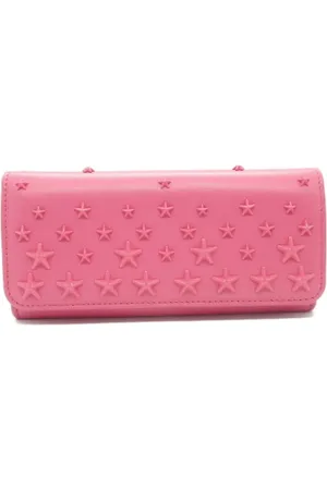 Jimmy Choo Femme, Pre-owned, Rose, Taille: ONE Size Pre-owned Cuir petite-maroquinerie