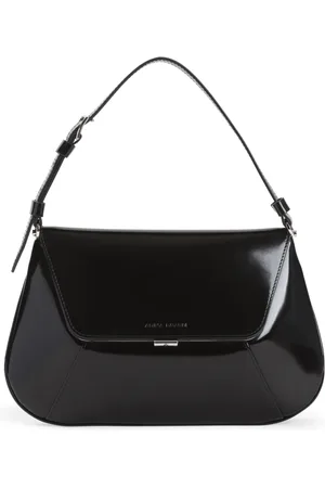 Amina Muaddi Femme, Sacs, Noir, Taille: ONE Size Sac à Bandoulière Noir Design Élégant