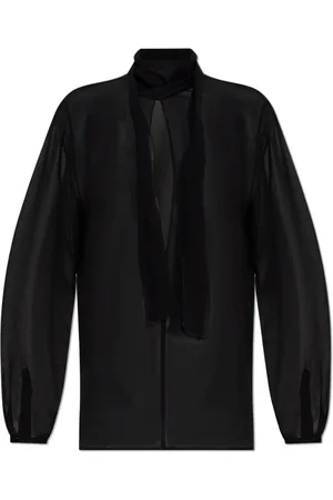 Alaïa Femme, Blouses et Chemises, Noir, Taille: 36 FR Chemise avec cravate