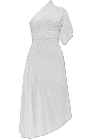 Alaïa Femme, Robes, Blanc, Taille: 38 FR Robe en laine