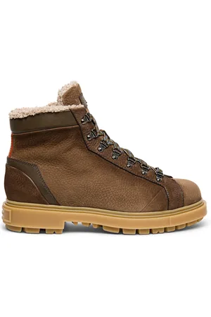santoni Homme, Chaussures, Brun, Taille: 44 1/2 EU Botte de randonnée en nubuck pour hommes