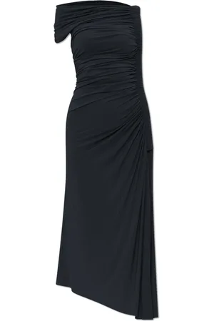 Alaïa Femme, Robes, Bleu, Taille: 38 FR Robe avec drapage