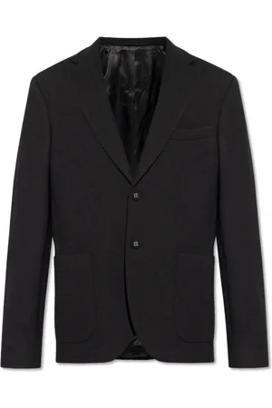 OFFICINE GENERALE Homme, Vestes, Noir, Taille: L Blazer avec finition en laine