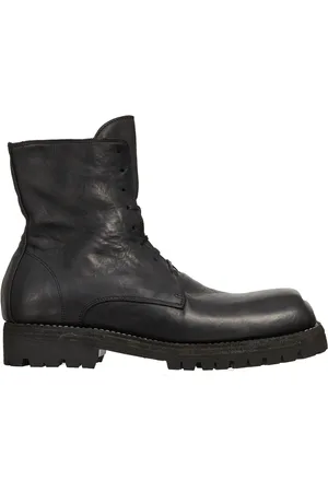 GUIDI Homme, Chaussures, Noir, Taille: 43 EU Bottes en cuir lacées