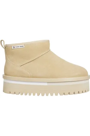 Tommy Hilfiger Femme, Chaussures, , Taille: 37 EU Bottes Cheville Flatform pour Femmes