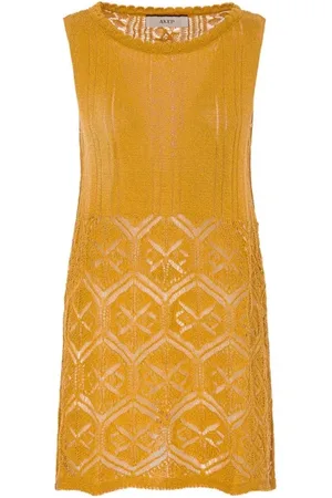 AKEP Femme, Tops, Jaune, Taille: 36 FR T-shirts et Polos Jaunes