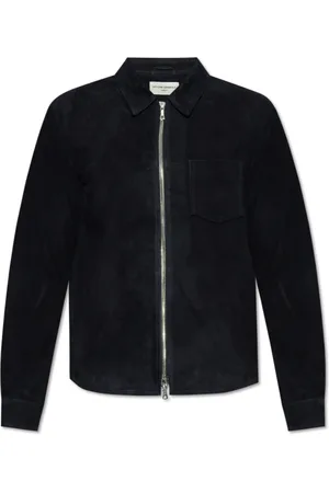 OFFICINE GENERALE Homme, Vestes, Bleu, Taille: M Veste en daim
