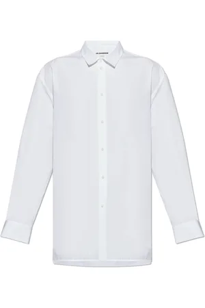 Jil Sander Homme, Chemises, Blanc, Taille: 3XL Chemise avec logo