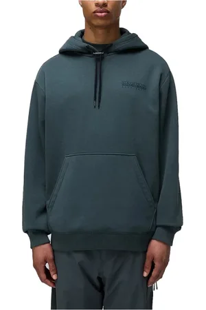 Napapijri Homme, Sweatshirts et sweats à capuche, Vert, Taille: M Sweat à capuche élégant pour tous les jours