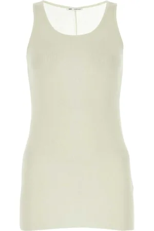 Ami Femme, Tops, , Taille: 38 FR Débardeur en Mélange de Viscose Ivoire