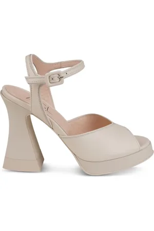 AGL ATTILIO GIUSTI LEOMBRUNI Femme, Chaussures, Blanc, Taille: 40 EU Sandales Élégantes pour Femmes