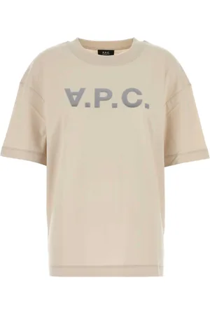A.P.C. Femme, Tops, , Taille: 38 FR T-shirt Oversize en Coton Sable