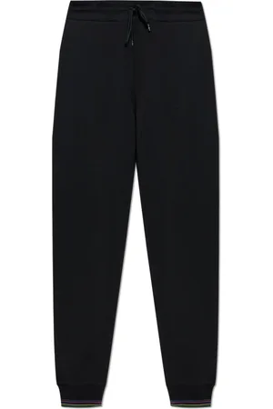 Paul Smith Homme, Pantalons, Noir, Taille: L Pantalon de survêtement en coton