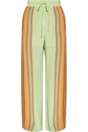 Paul Smith Femme, Pantalons, Multicolore, Taille: 38 FR Pantalon ample en soie