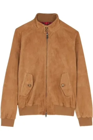 Baracuta Homme, Vestes, Brun, Taille: 3XS Veste en daim tabac