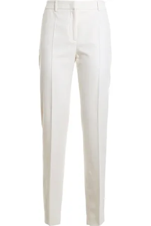 Alberta Ferretti Femme, Pantalons, Blanc, Taille: 38 FR Pantalons Élégants pour Femmes