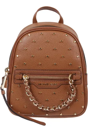 Michael Kors Femme, Sacs, Brun, Taille: ONE Size Sac à Dos en Cuir Martelé Noir