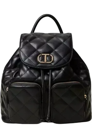 Twin-Set Femme, Sacs, Noir, Taille: ONE Size Sac à dos matelassé Audrey