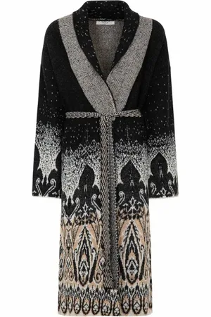 AKEP Femme, Manteaux, Multicolore, Taille: 38 FR Manteaux Noirs Élégants