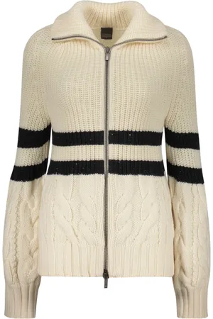 LORENA ANTONIAZZI Femme, Pulls, , Taille: 38 FR Cardigan de mélange de laine de luxe