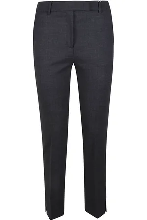 Incotex Femme, Pantalons, Gris, Taille: 40 FR Pantalon Gris en Laine Stretch