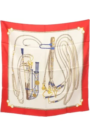 Céline Femme, Pre-owned, Multicolore, Taille: ONE Size Pre-owned Soie foulards