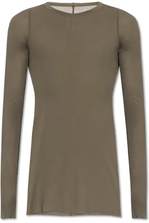 Rick Owens Homme, Tops, Brun, Taille: S T-shirt à Manches Longues