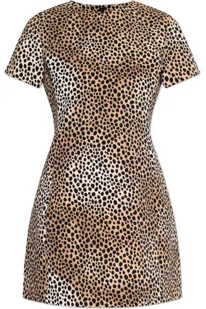 Michael Kors Femme, Robes, , Taille: 40 FR Robe avec motif animalier