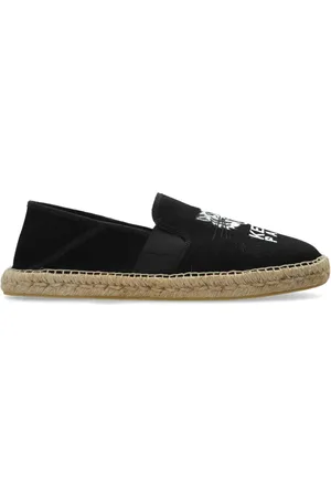 Kenzo Homme, Chaussures, Noir, Taille: 41 EU Espadrilles avec Logo