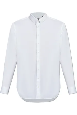 Giorgio Armani Homme, Chemises, Blanc, Taille: 2XL Chemise classique