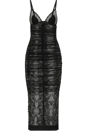 Dolce & Gabbana Femme, Robes, Noir, Taille: 38 FR Élégante Robe Noire pour Femmes