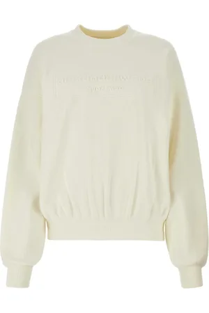 Alexander Wang Femme, Sweatshirts et sweats à capuche, , Taille: 38 FR Pull Extensible en Ivoire
