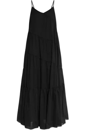 Michael Kors Femme, Robes, Noir, Taille: 36 FR Robe en coton à bretelles