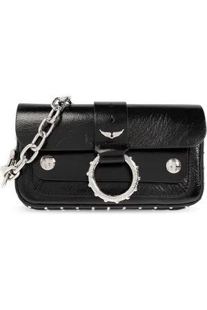 Zadig & Voltaire Femme, Accessoires, Noir, Taille: ONE Size Portefeuille en cuir Kate