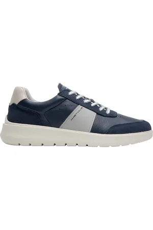 Ambitious Homme, Chaussures, Bleu, Taille: 42 EU FlexSole Baskets en Cuir