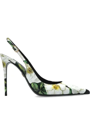 Dolce & Gabbana Femme, Chaussures, Multicolore, Taille: 36 EU Chaussures à talons avec motif floral