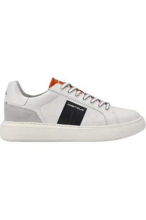 Ambitious Homme, Chaussures, Blanc, Taille: 44 EU Eclipse Logo Baskets