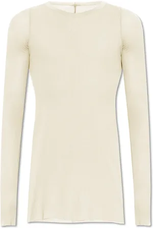 Rick Owens Homme, Tops, , Taille: XL T-shirt côtelé Rib