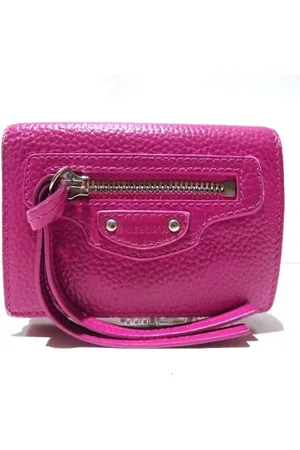 Balenciaga Femme, Pre-owned, Rose, Taille: ONE Size Pre-owned Cuir petite-maroquinerie