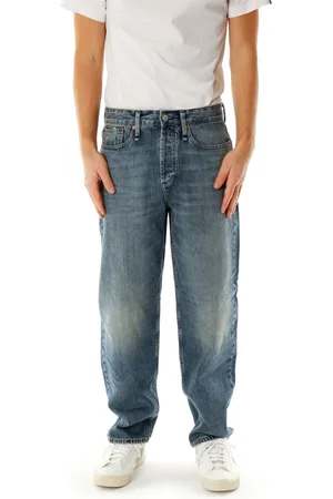 Denham Homme, Jeans, Bleu, Taille: W34 L30 Jean fuselé décontracté à taille mi-haute