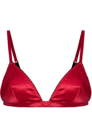 Dolce & Gabbana Femme, Sous-vêtements, Rouge, Taille: 36 FR Soutien-gorge en soie