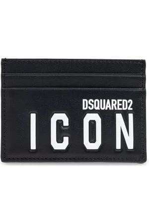 Dsquared2 Homme, Accessoires, Noir, Taille: ONE Size Porte-cartes en cuir